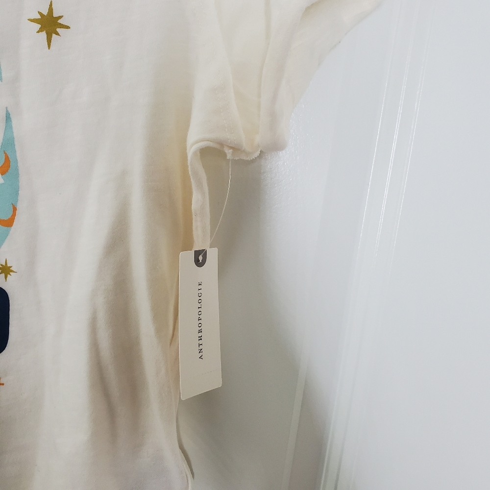 Anthropologie Lou Benesch Stargazer Zodiac Scorpio Graphic T-Shirt - Picture 8 of 9